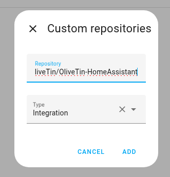 hacs custom repo