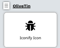 action button iconify