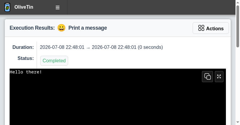 dropdown logs detail