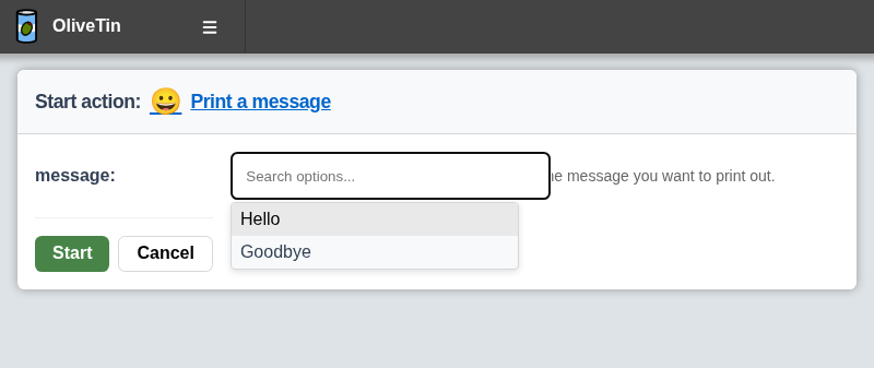 dropdown