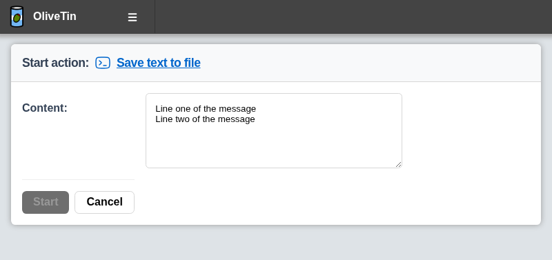 multiline text